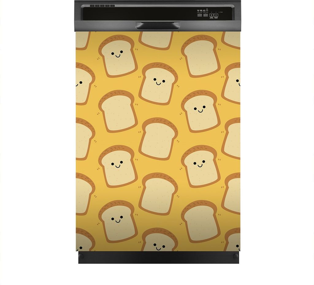 Magnete Dekorative 60x80 cm Küche Magnetmatte Spülmaschine - Scheibe Brot