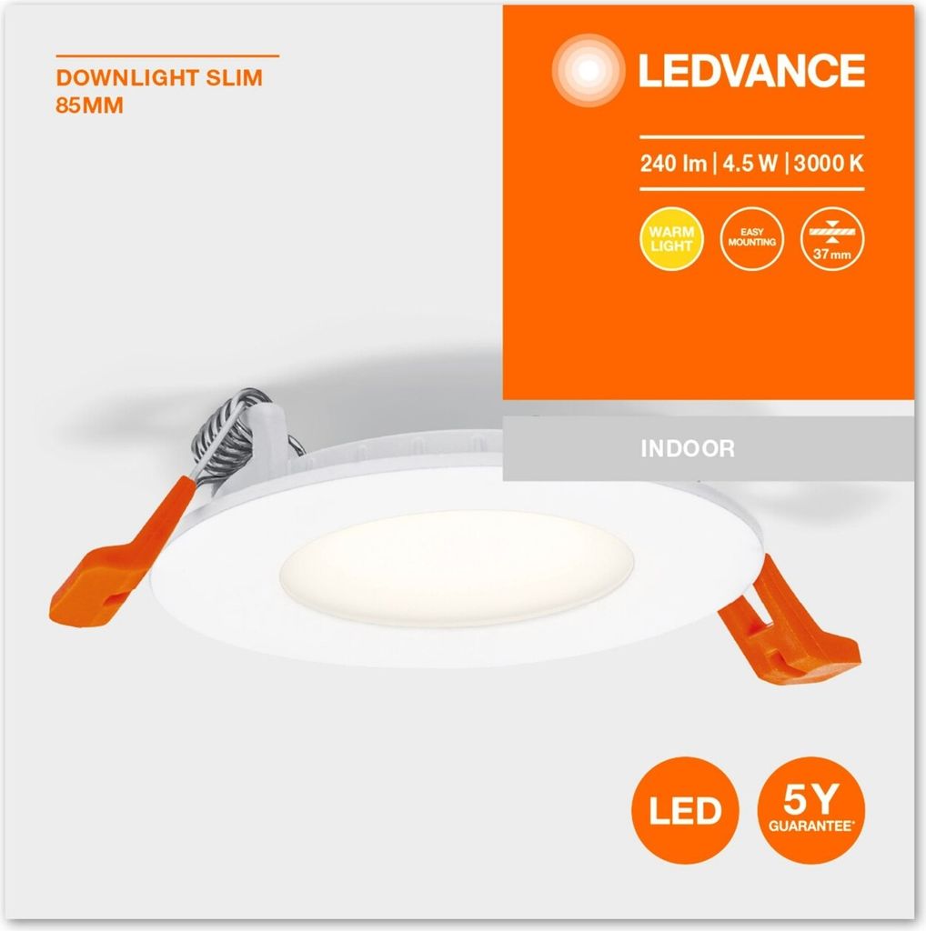 LEDVANCE Einbauleuchte, Downlight LED super-flach 8,5cm Produktbild 12