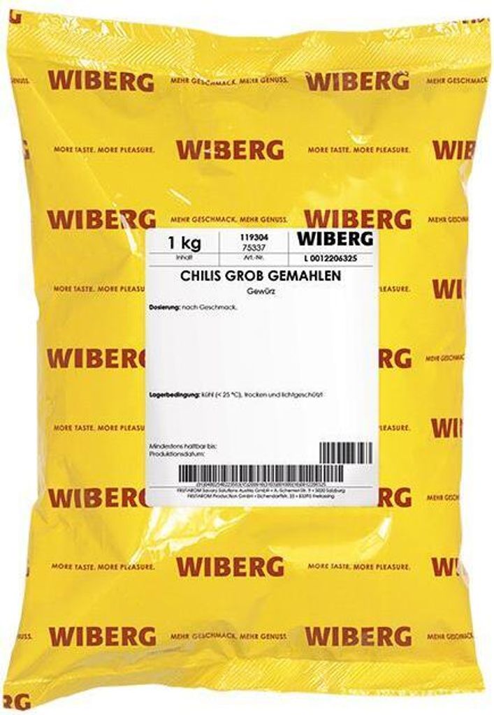 Wiberg-Chilis, grob gemahlen 1kg