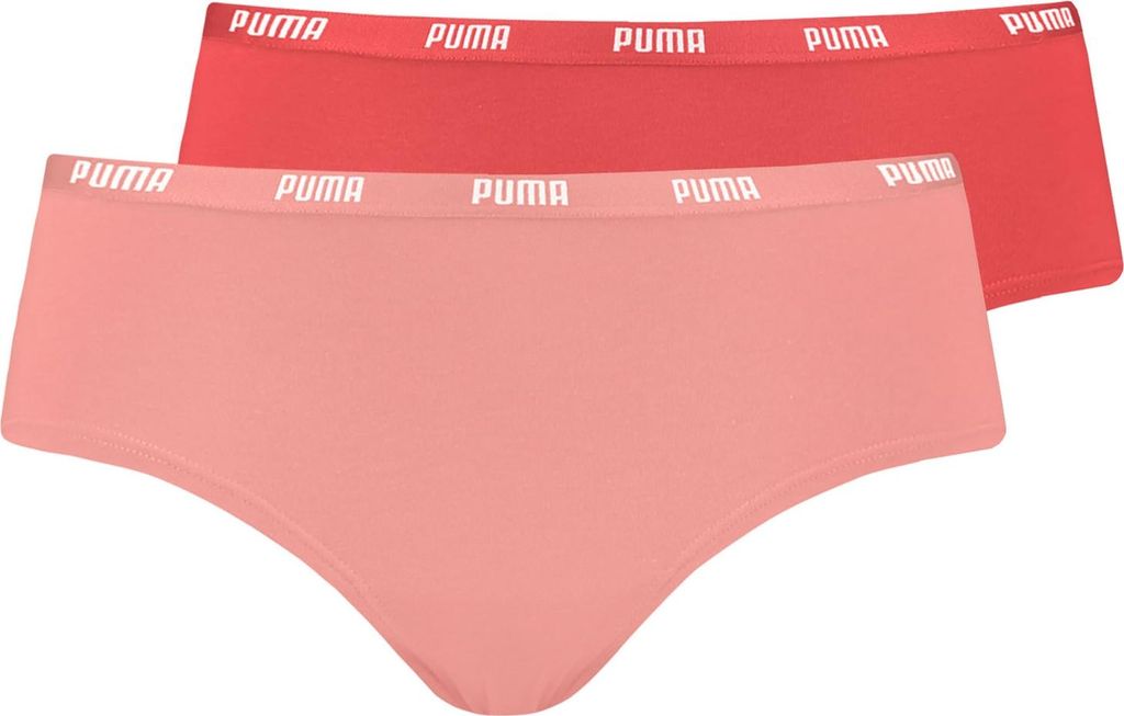 Puma Women Hipster 2P Pack Grey / Black / Purple Grey / Black / Purple L