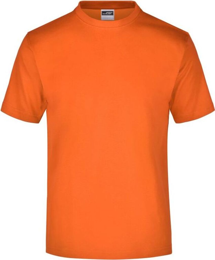 Komfort-T-Shirt aus Single-Jersey dark-orange, Gr. XL