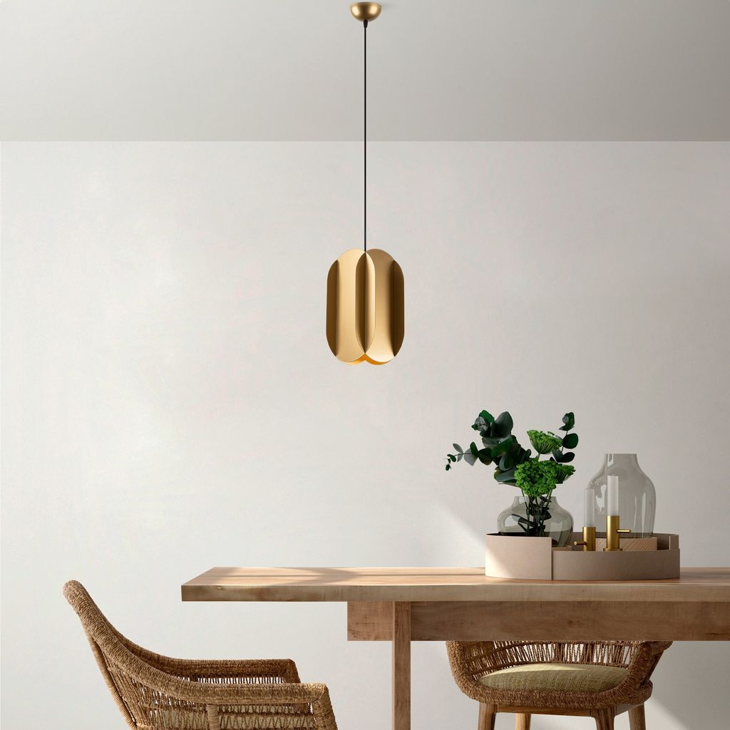 Opviq, Corner - 13784 - Gold, Kronleuchter, Gold, METALLKÖRPER, 20 x 20 x 40 - 115 cm