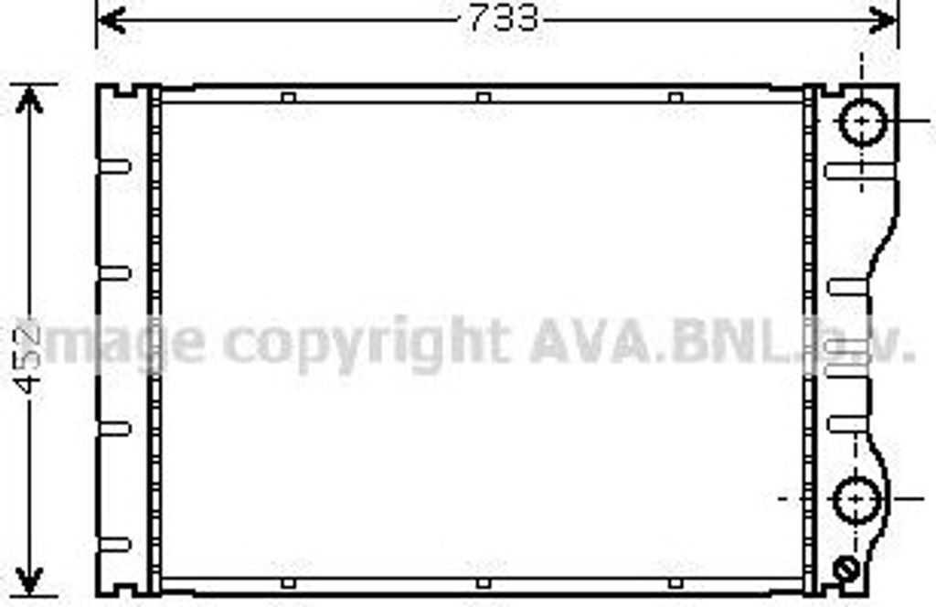 PRASCO RTA2293 - OE 6025312321 Kühler, Motorkühlung für Avantime (DE0), Espace III (JE)
