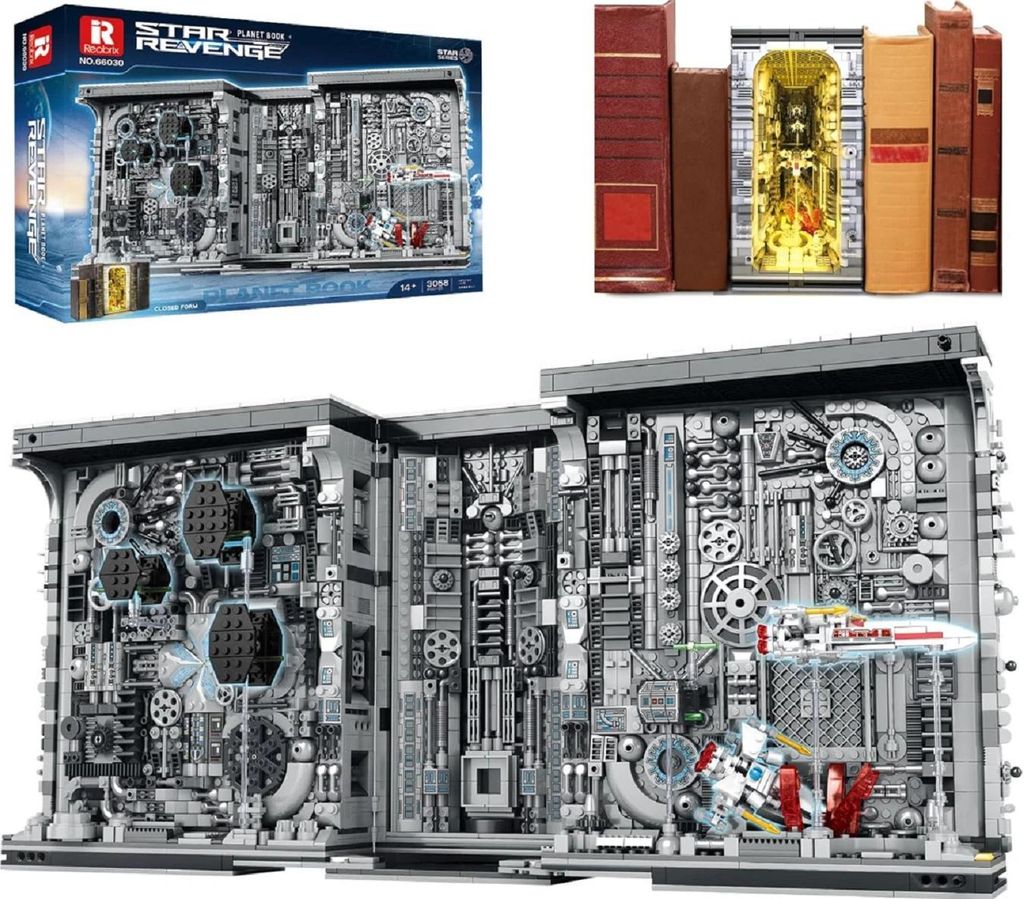 Reobrix 66030 Sternenjäger Buch Klemmbaustein Displaymodell Produktbild 