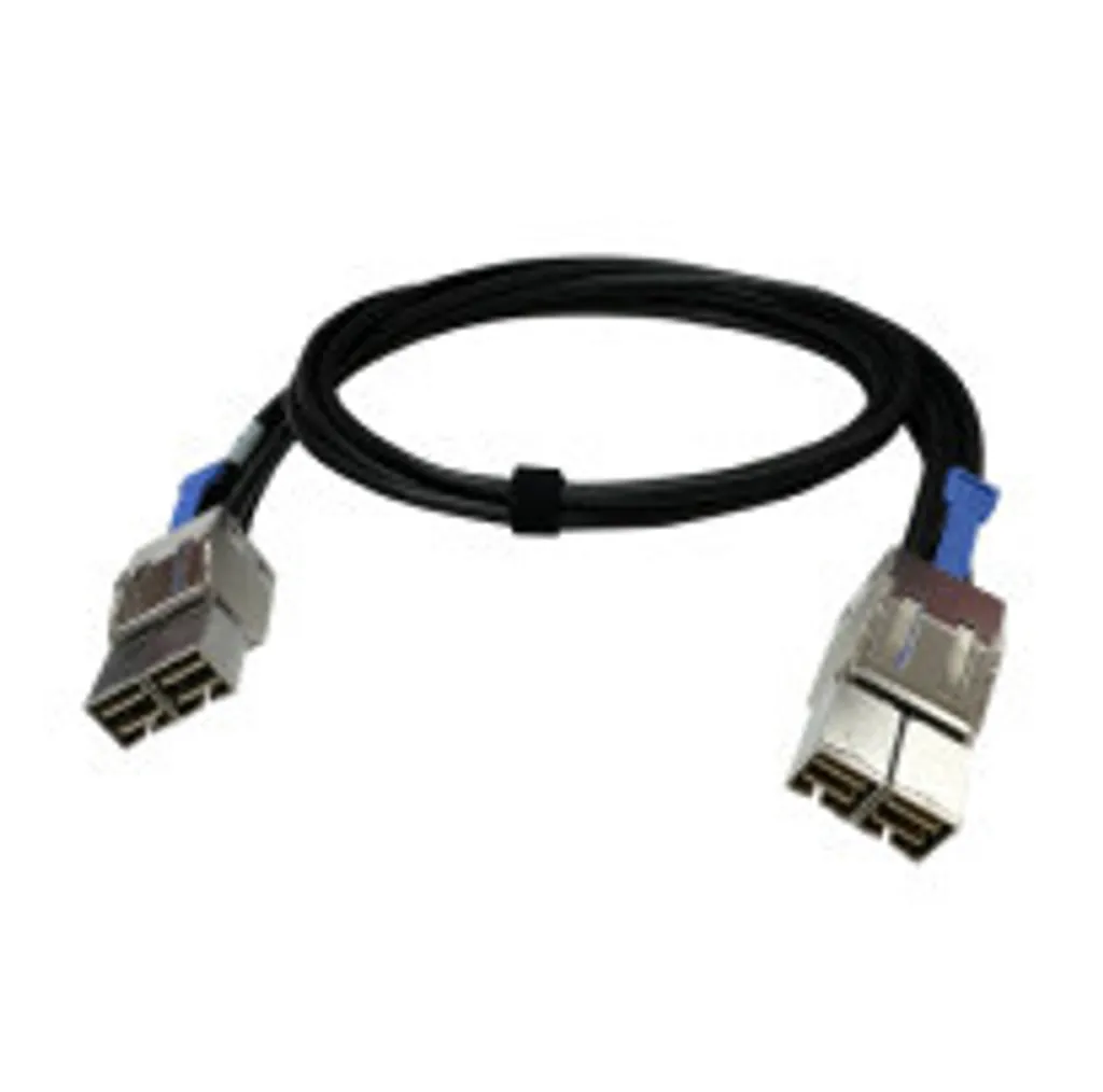Câble de Connexion SAS 1m pour Baie de Stockage et Serveur QNAP Noir