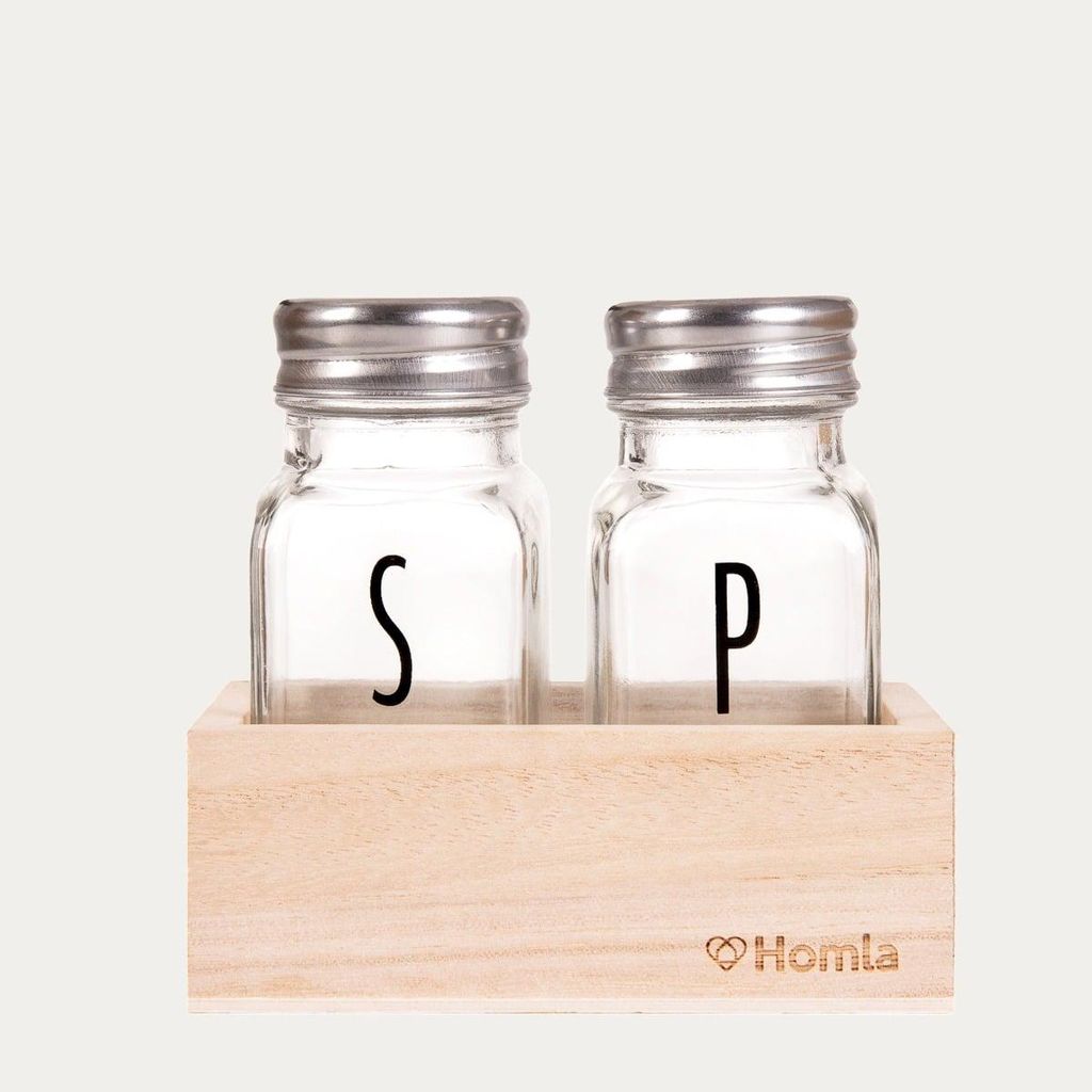 HOMLA Set VOSCARI Salz- und Pfefferstreuer 10 cm Produktbild 