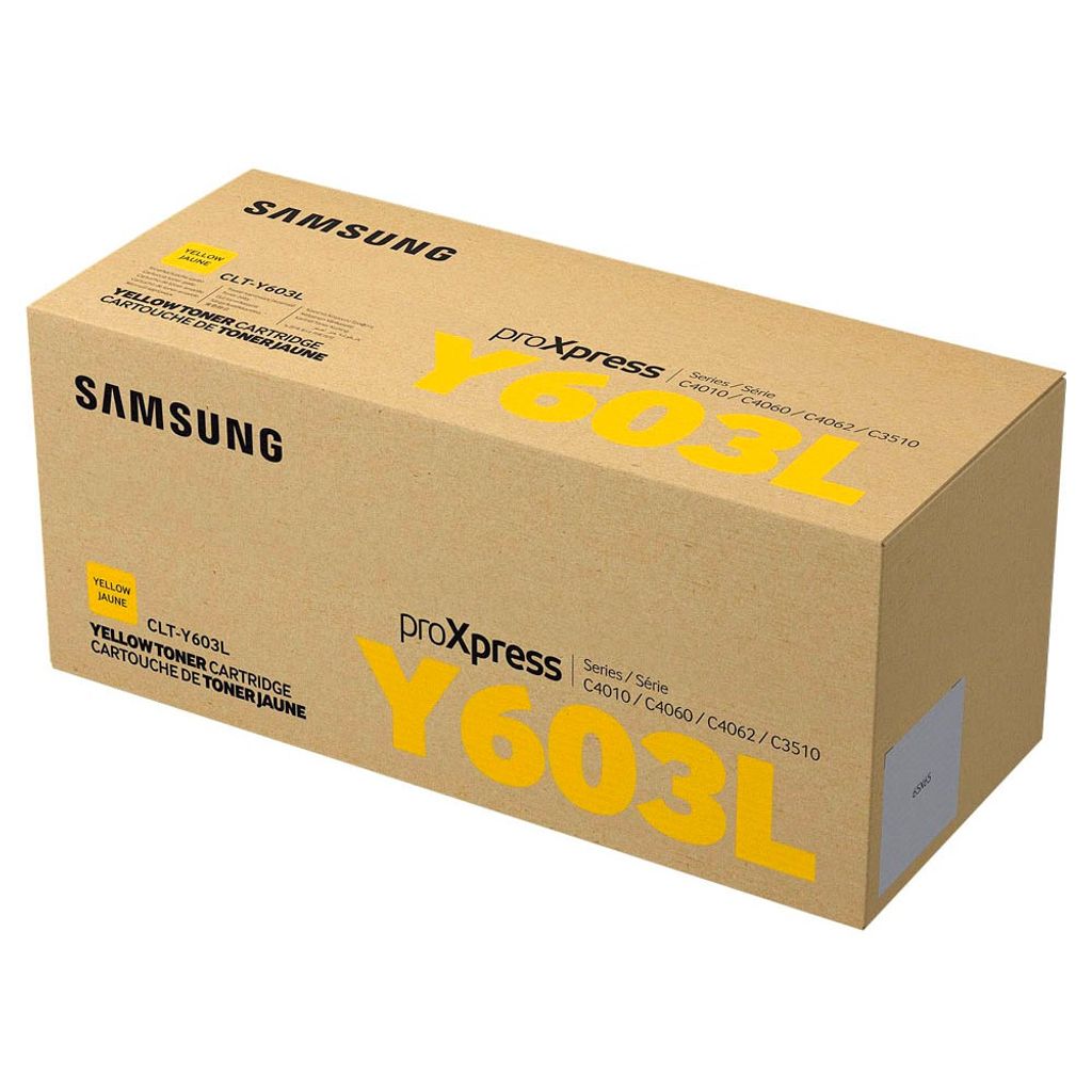 SAMSUNG CLT-Y603L High Yield Yellow Toner Cartridge