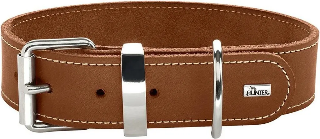 Collare in Pelle Hunter Special Cognac (28-34 cm) | Alta Selleria