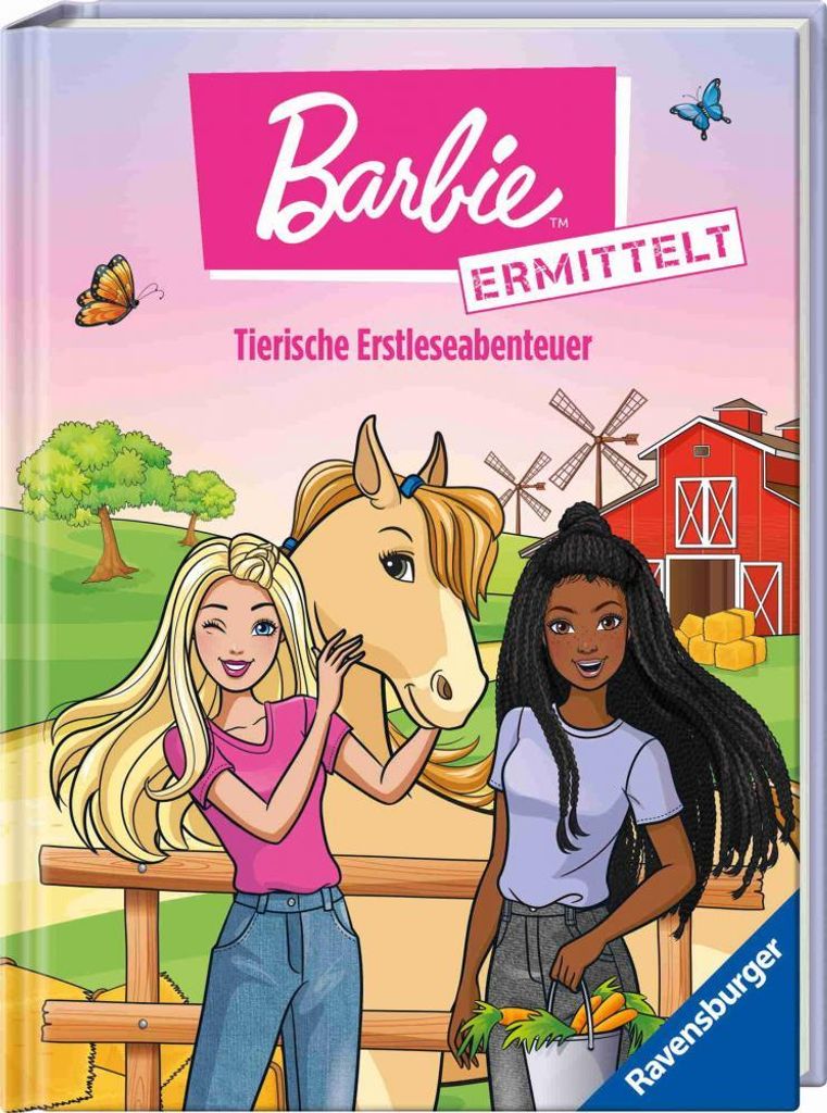 Ravensburger Buch Erzählendes Kinderbuch Barbie ermittelt Tierische Erstleseabenteuer 49856
