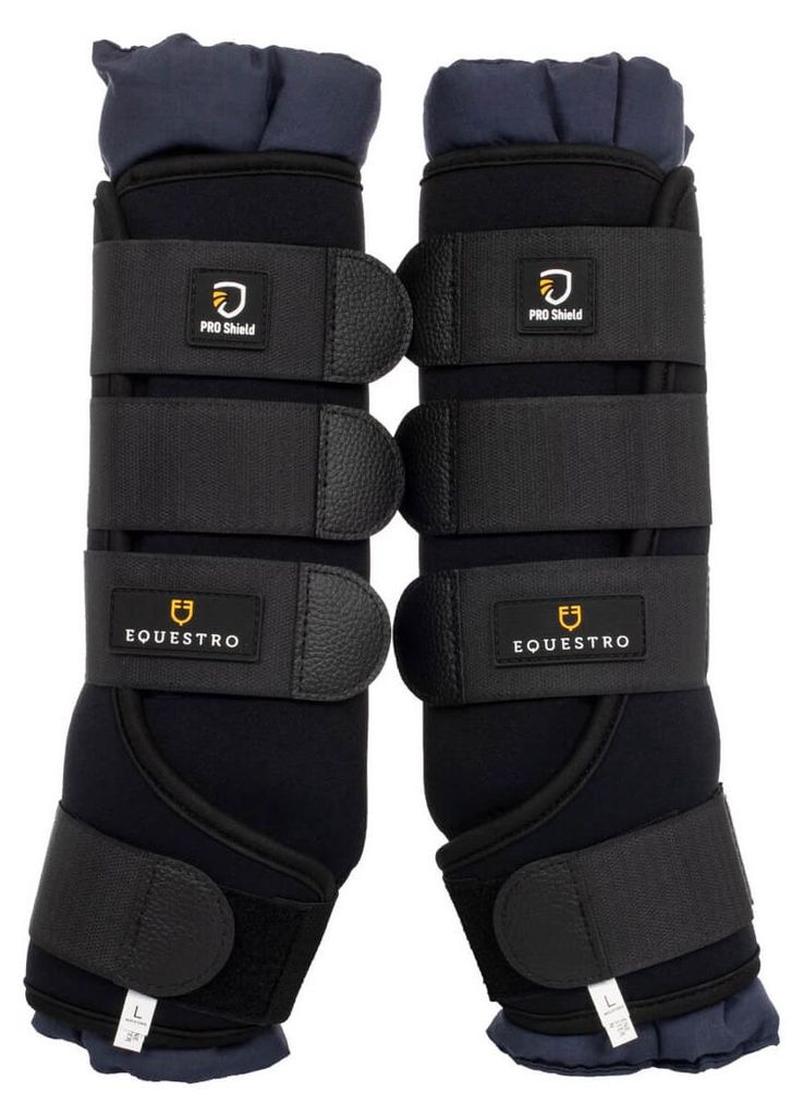 Equestro Stallgamaschen Neopren Stable Boots Black S