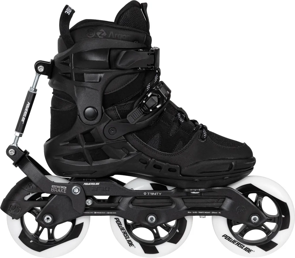 Roller en ligne Fitness Powerslide Phuzion Argon 110 Trinity Noir 44
