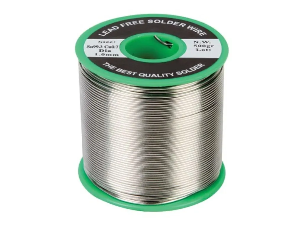 Saldatura Green Sn99,3 Cu0,7 1mm 500g - Stagno Senza Piombo RoHS