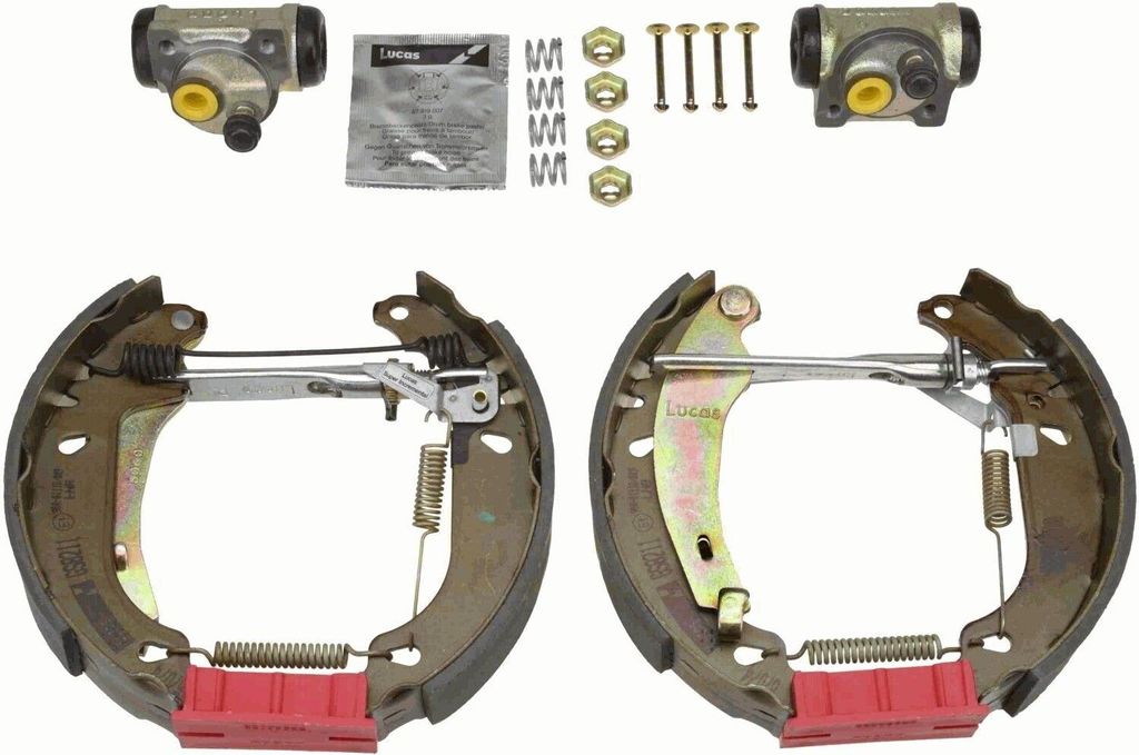 TRW GSK1026 Bremsbackensatz OE 7701205098 kompatibel mit Twingo