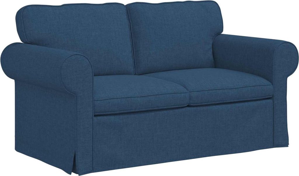 vidaXL Sofa Blau 155 x 82 x 80 cm Stoff