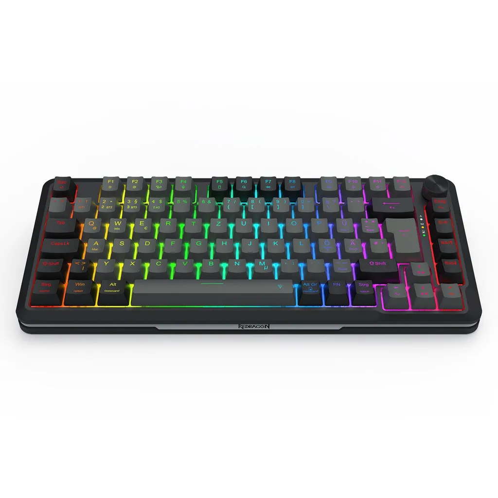 Clavier Mécanique Gasket Mount Redragon K681GB-PRO-DE RGB Hot-Swap