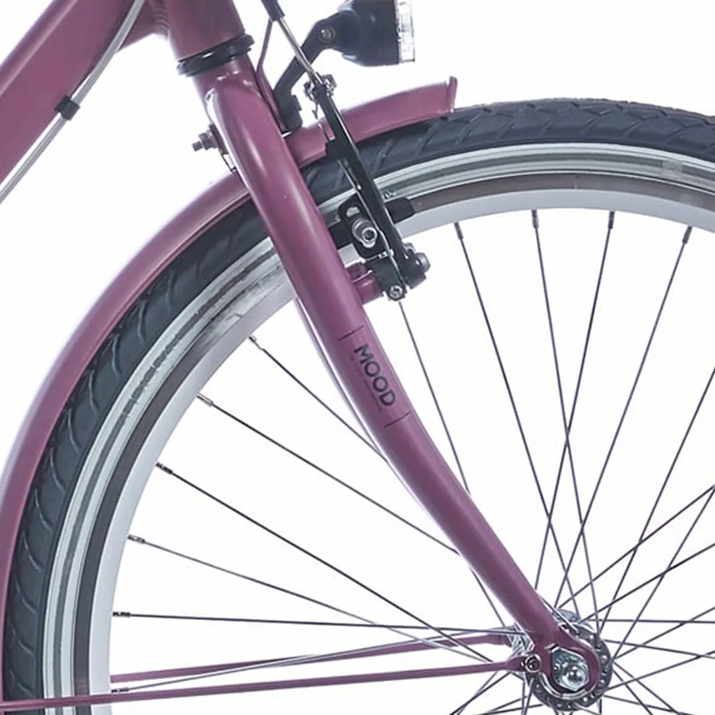 Fourche Rigide 24 Pouces Alpina Mood pour Vélo Junior Coloris Mauve Mat