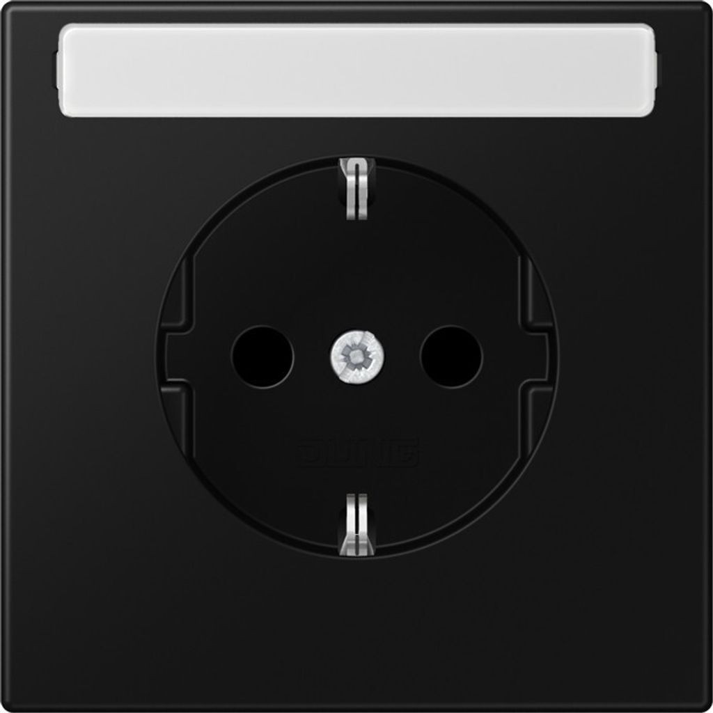 JUNG LS 1520 KINA SWM Steckdose Typ F Schwarz (LS1520KINASWM)