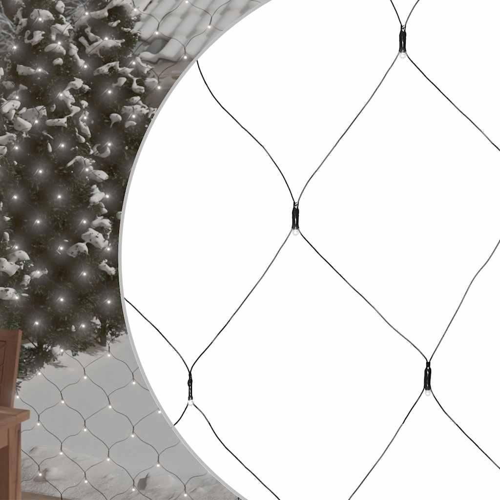 Rete luminosa natalizia 4x4 m 544 LED bianco freddo per Immagine del prodotto 