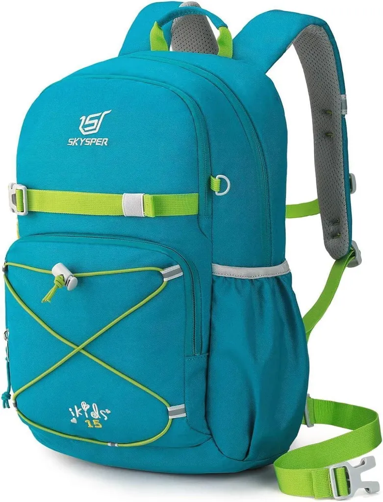 Zaino Bambini SKYSPER 15L - Zainetto Trekking Professionale Ciano