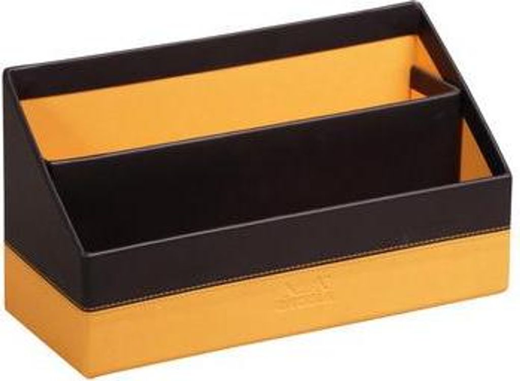 Rhodia 118846C Umschlaghalter Schwarz, Orange