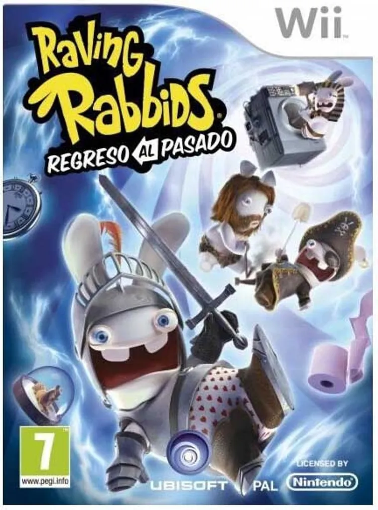 Jeu Vidéo Wii Lapins Crétins Voyage dans le Temps - Party Game Familial