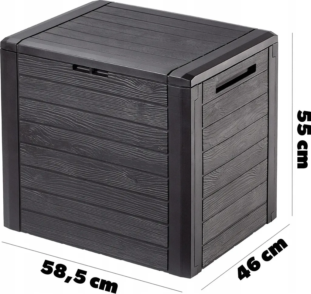 Coffre de rangement extérieur pour balcon et petite terrasse 140 L