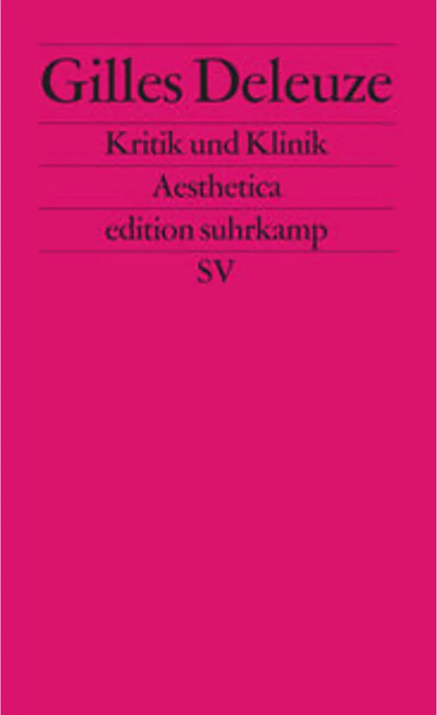 Livre de Philosophie Kritik und Klinik - Essai sur la Littérature Allemande