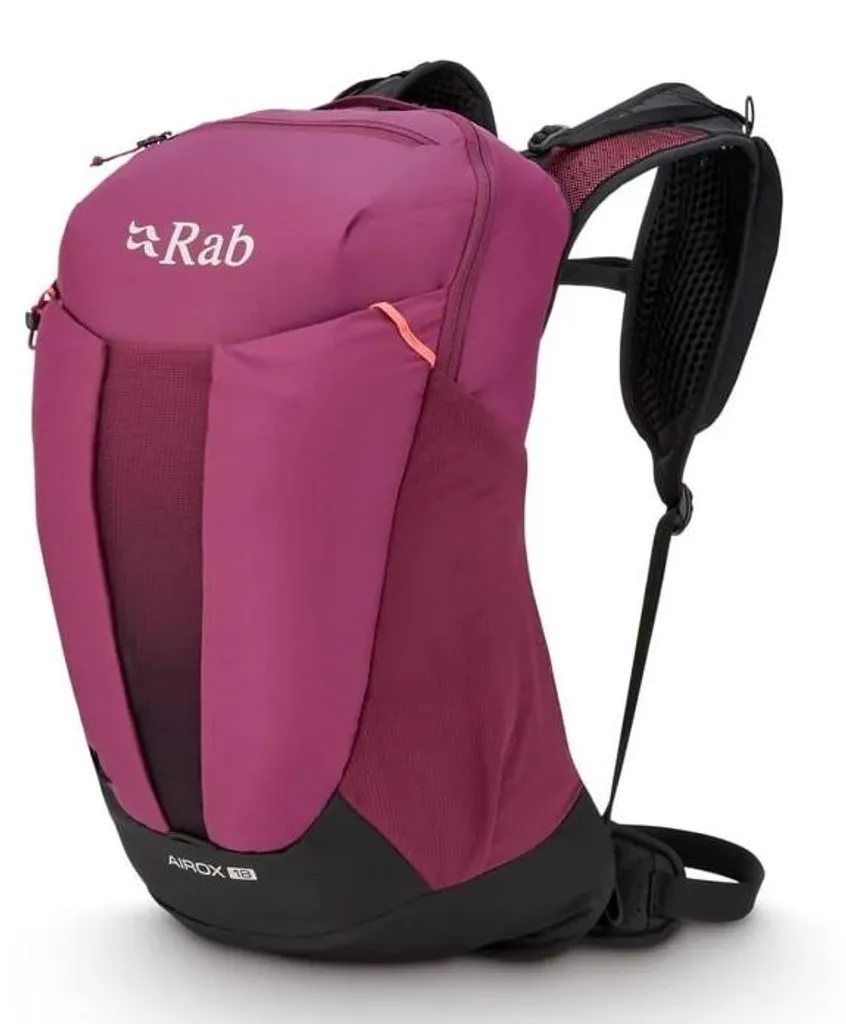 Petit sac de sport Rab Airox 18 Mulberry pour trekking et outdoor léger