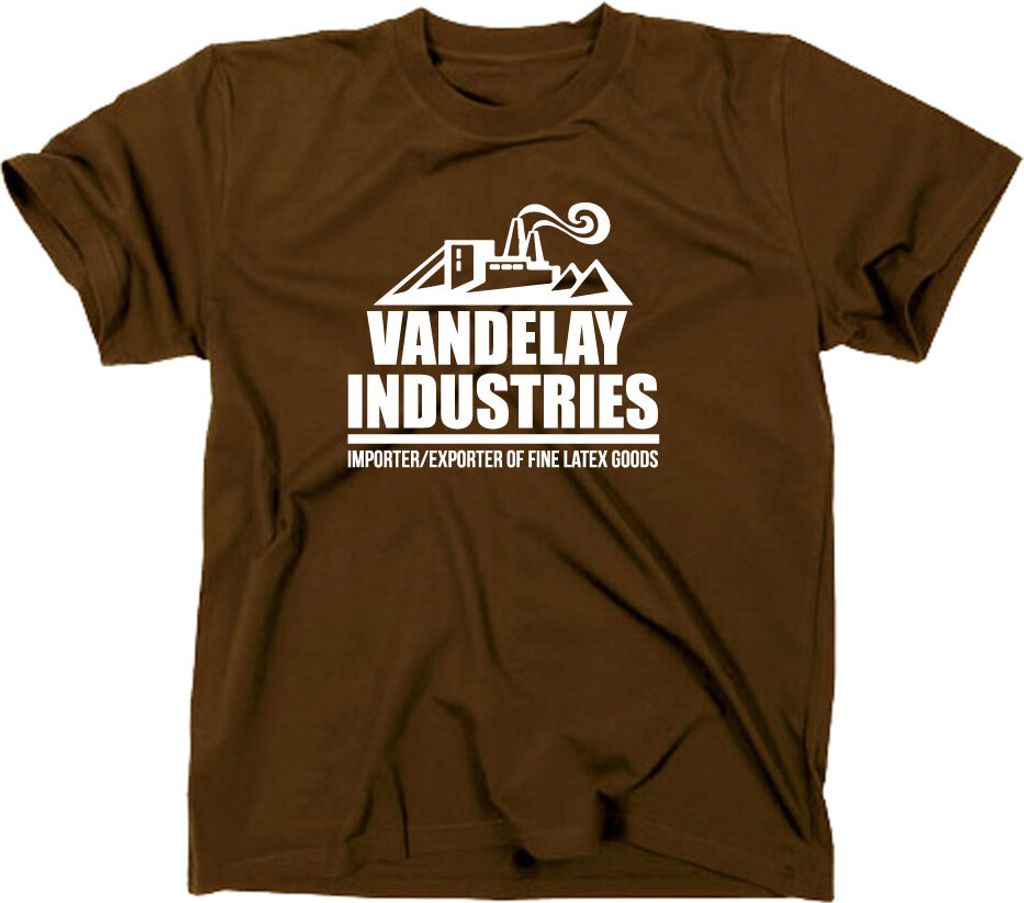 Styletex23 T-Shirt Vandelay Industries, Seinfeld Logo, braun, XXL