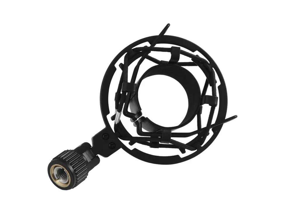 Microphone studio Omnitronic CM-77 avec suspension anti-vibration XLR - 4