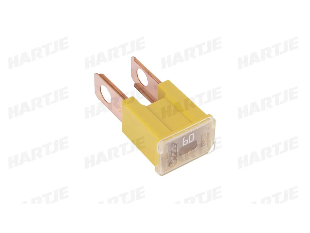Fusible PAL Male BT Dresselhaus 60A jaune pour circuit électrique auto