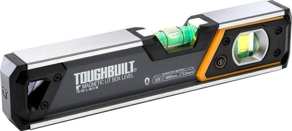 Toughbuilt - magnetická podsvícená vodováha 23 cm Obrázek produktu 