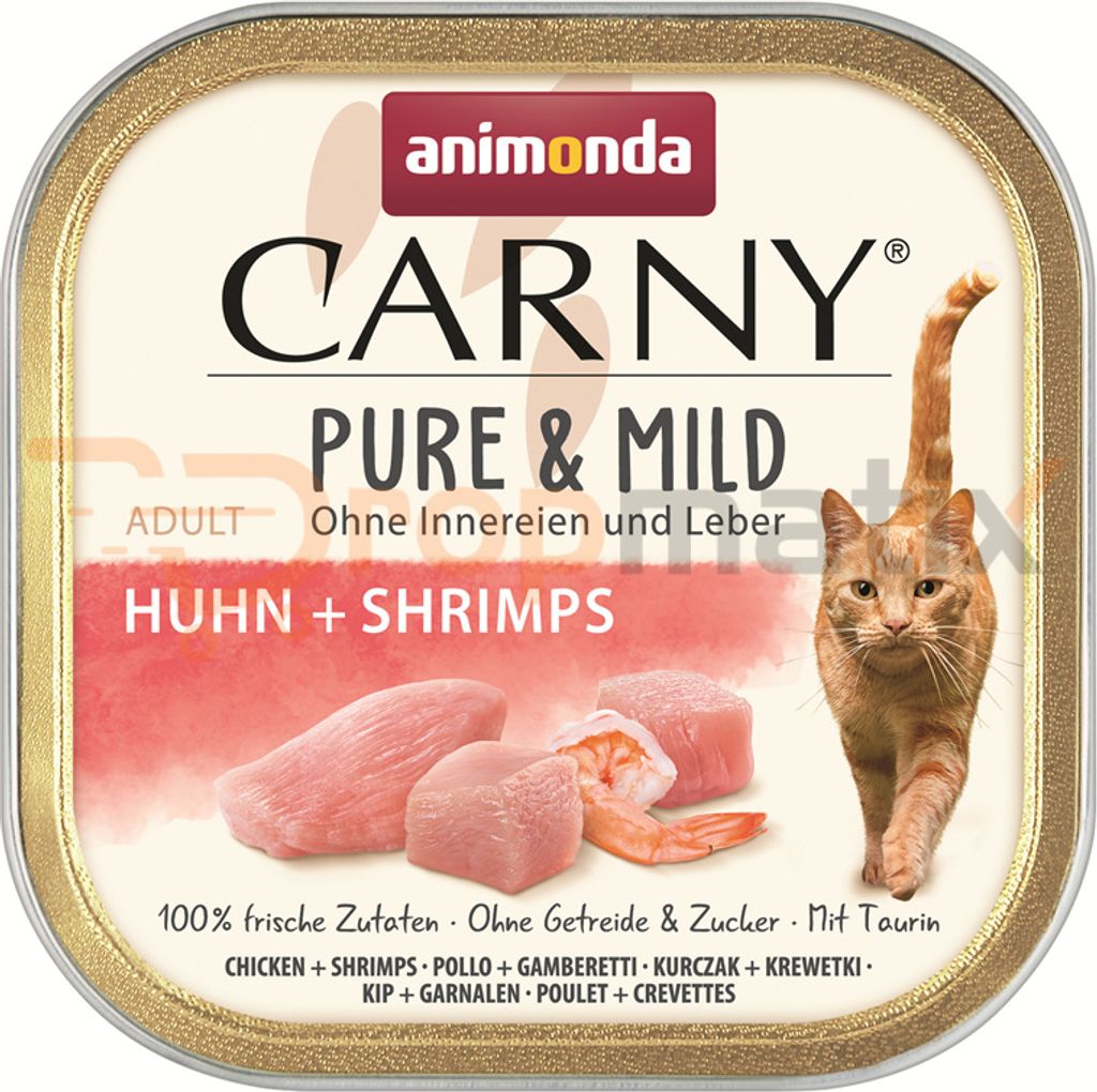 animonda Carny Pure & Mild Adult Huhn + Shrimps 100 g
