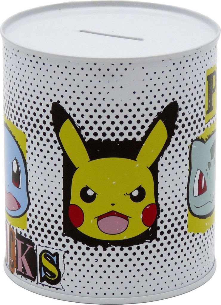 POKÉMON Medium Tin Coin Bank, 10 x 12 x 10cm