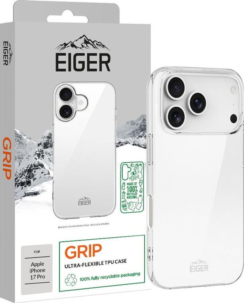 Eiger Grip Case GRS iPhone 17 Pro transparent