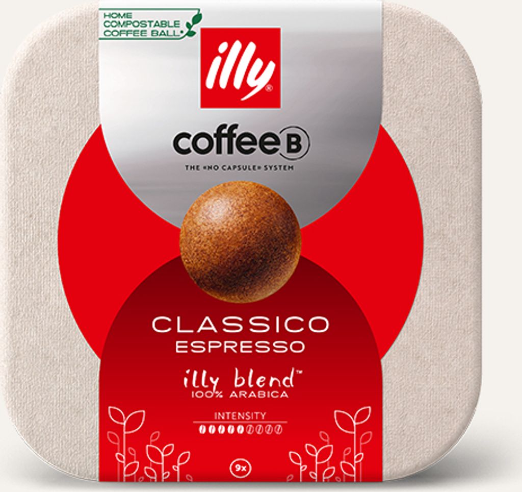 CoffeeB by illy Classico Espresso 9 ks. Obrázok produktu 