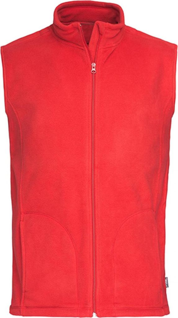 Stedman ST5010 | Active Fleece Vest - Farbe: Scarlet Red - Größe: S