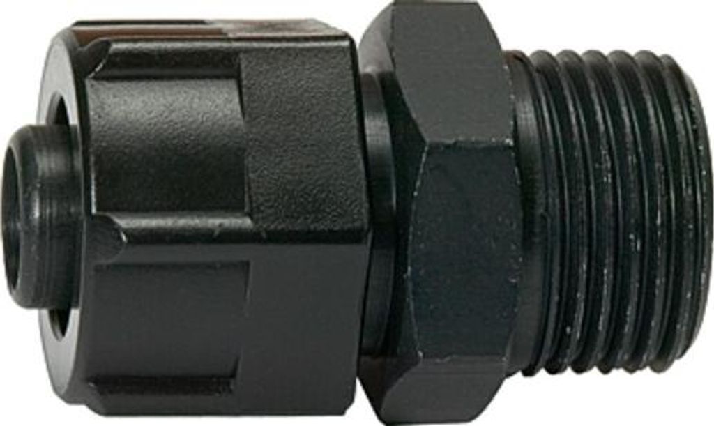 Riegler Einschraubverschraubung, für PVC-Pneumatikschlauch 11,6x9, G 3/8