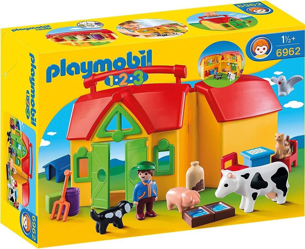 PLAYMOBIL® 123 Ma ferme à emporter 6962 Image du produit 