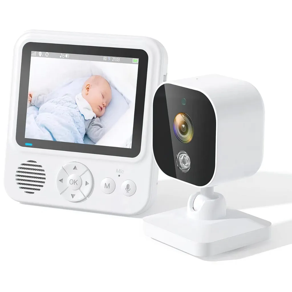 Babyphone Vidéo ZELURXX : Ne Perdez Plus Jamais de Vue Bébé la Nuit IR