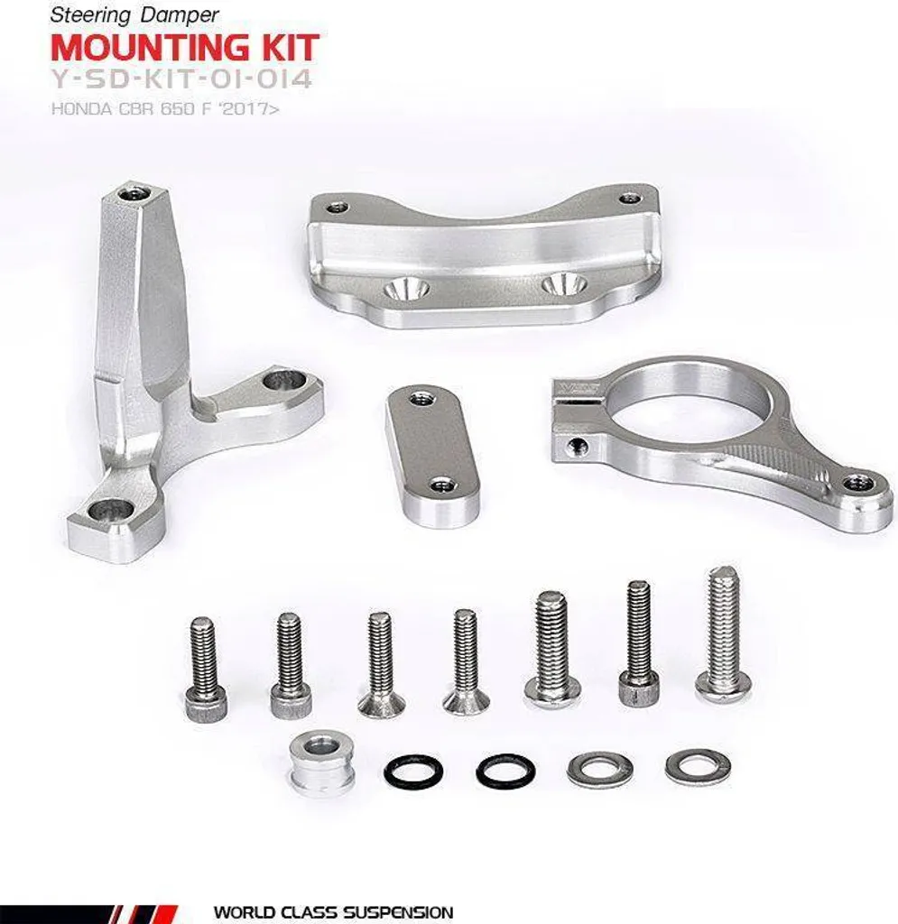 Kit montage YSS amortisseur de direction en aluminium CNC renforcé