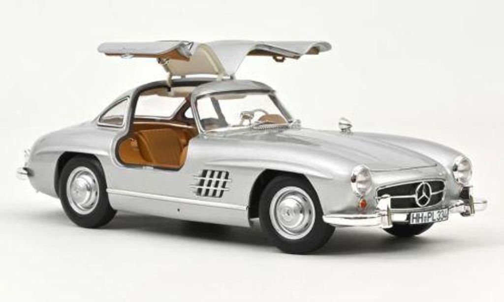 NOREV 1:18 Mercedes-Benz 300 SL (1954) - silver met. 183857 Produktbild 