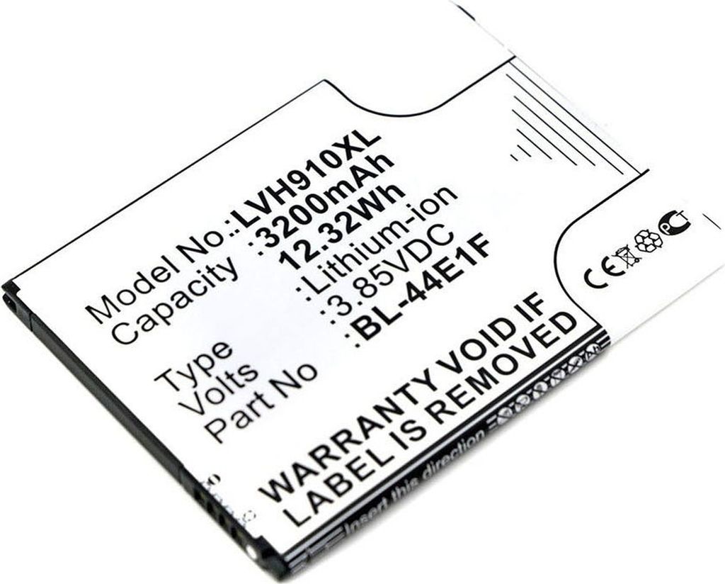 Akku für LG Electronics H990N Li-Ion 3,85 Volt 3200 mAh schwarz.
