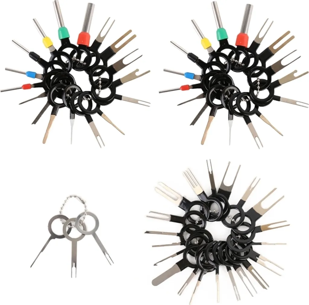 59 in 1 Plug Circuit Board Wire Harness Terminal Extraction Pick Connector Crimp Pin Rear Needle Remove Tool