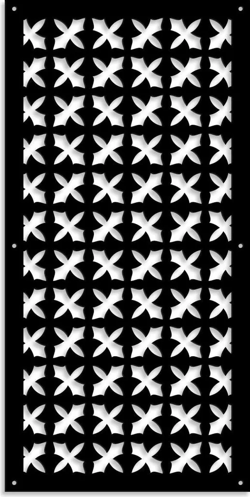 Pannello Traforato CRUSADES PVC 73x148 Nero - Fai da Te Professionale