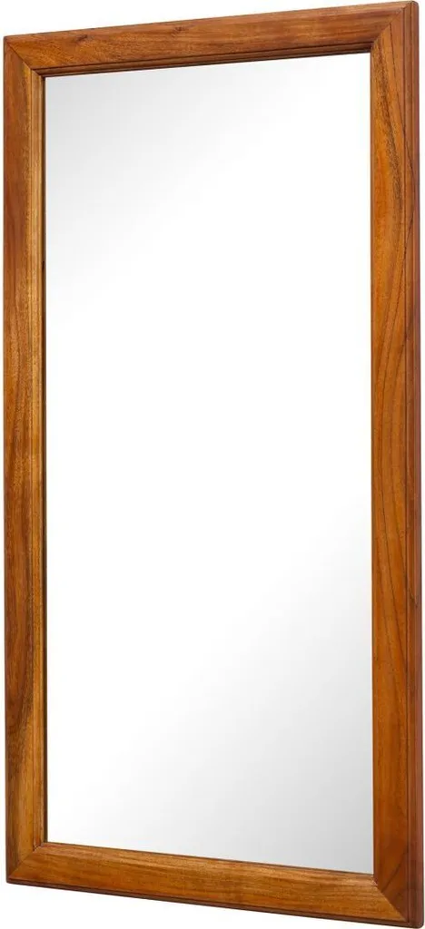 Miroir Mural pour Salon et Entrée en Acacia Miel 115x60 cm OXFORD #0327