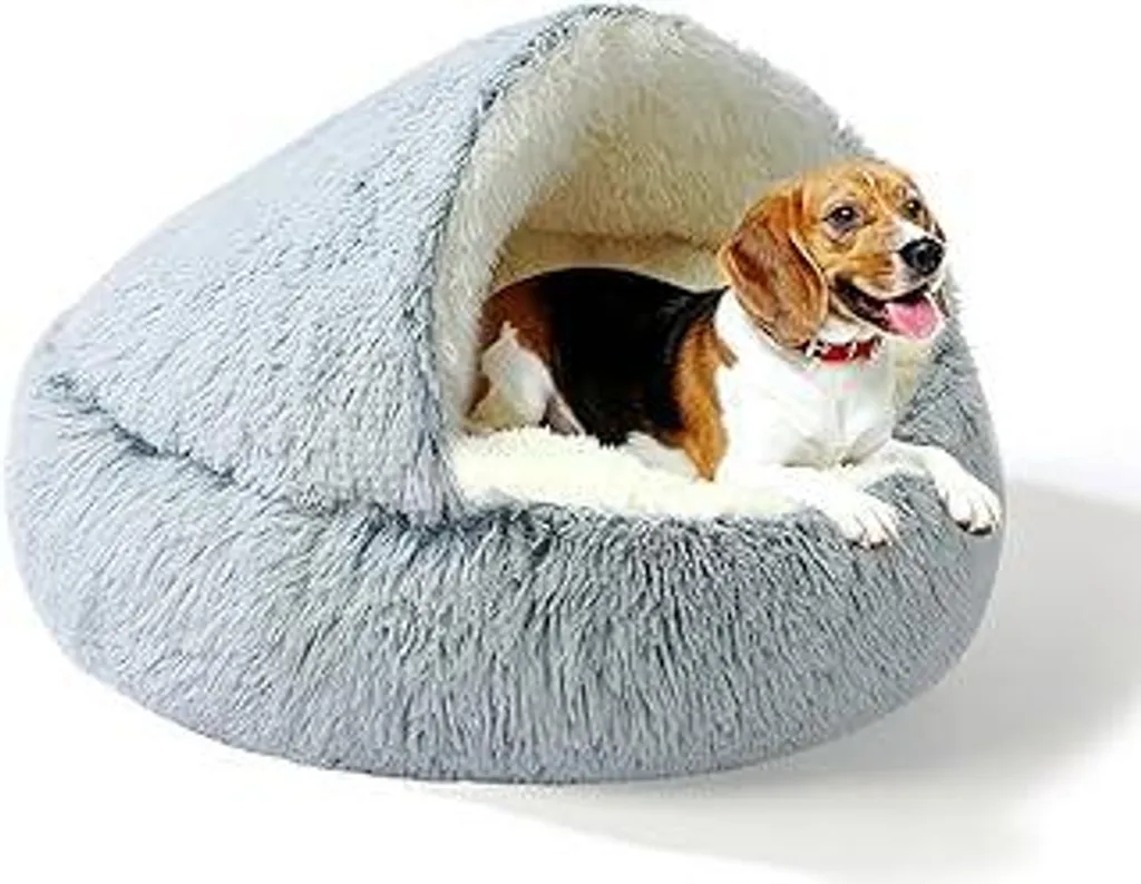 Letto Cani 80cm Autoriscaldante | Cuccia Morbida con Supporto Alluminio