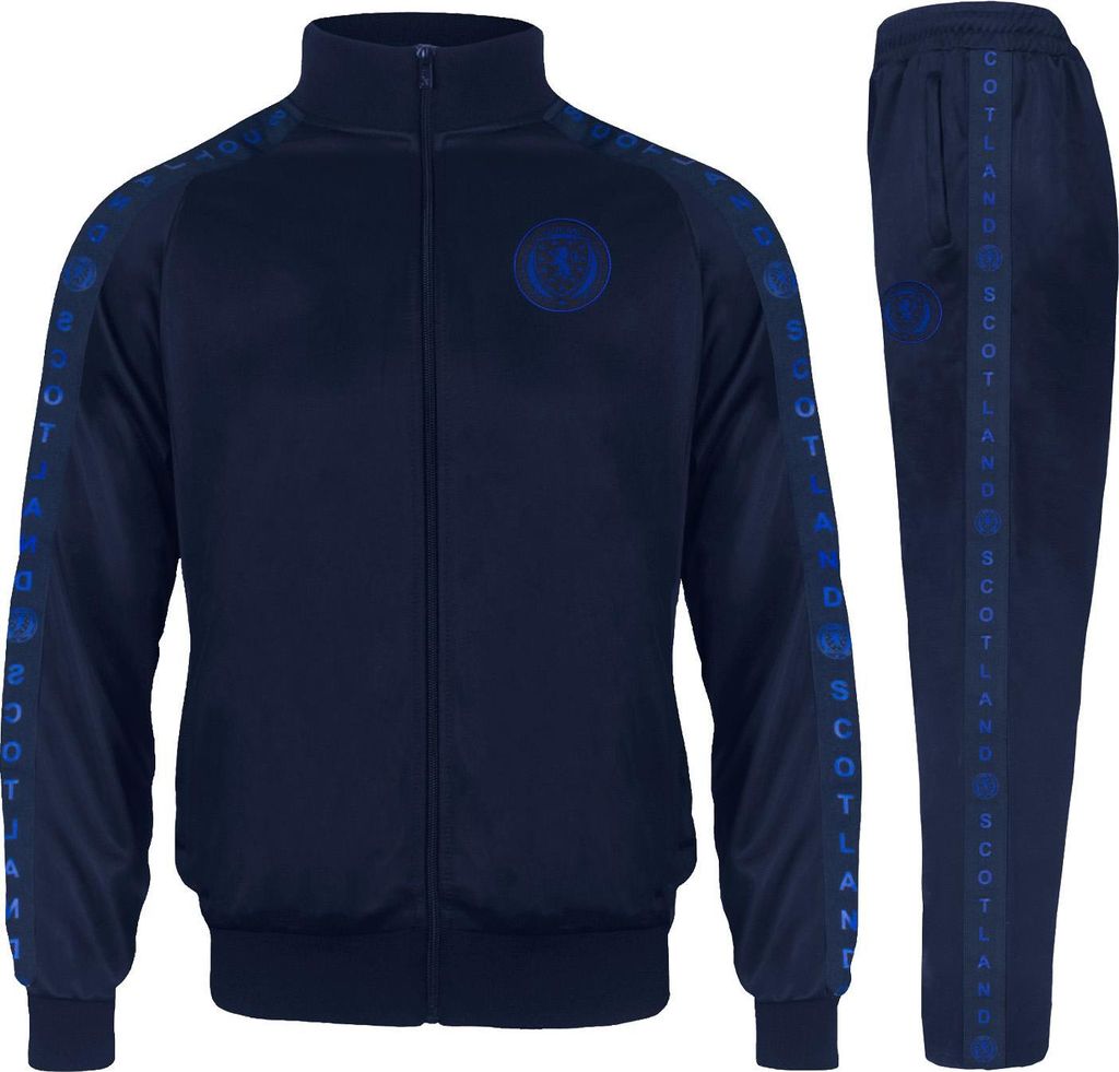 Scottish FA - Trainingsanzug für Jungen GF1288 (110) (Dunkles Marineblau)