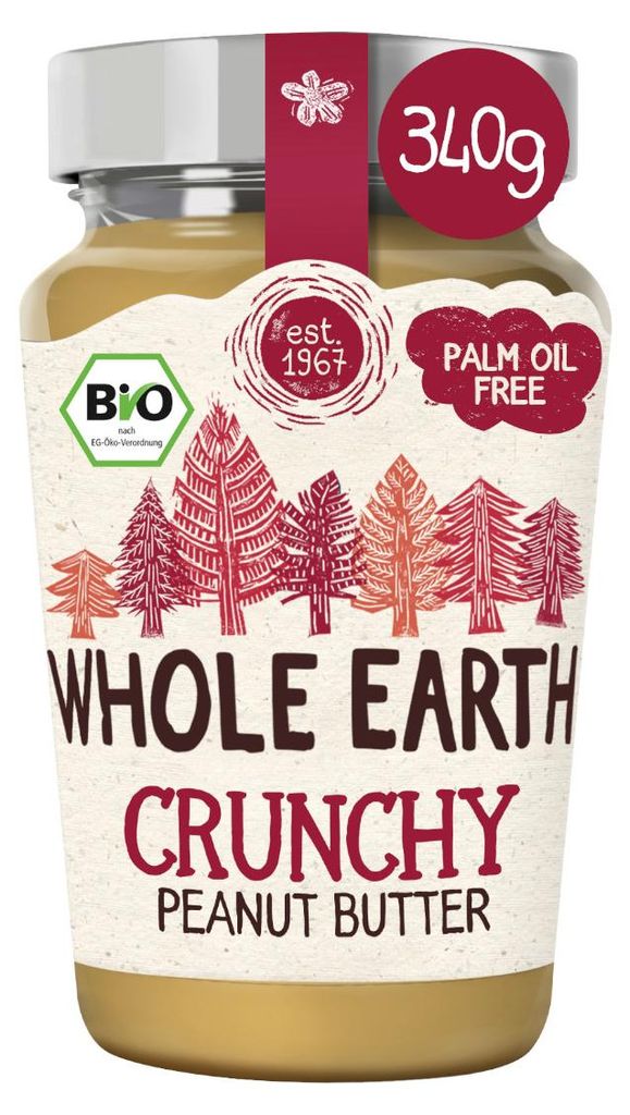 Whole EarthPeanut Butter Crunchy Masło orzechowe Opakowanie Zdjęcie produktu 