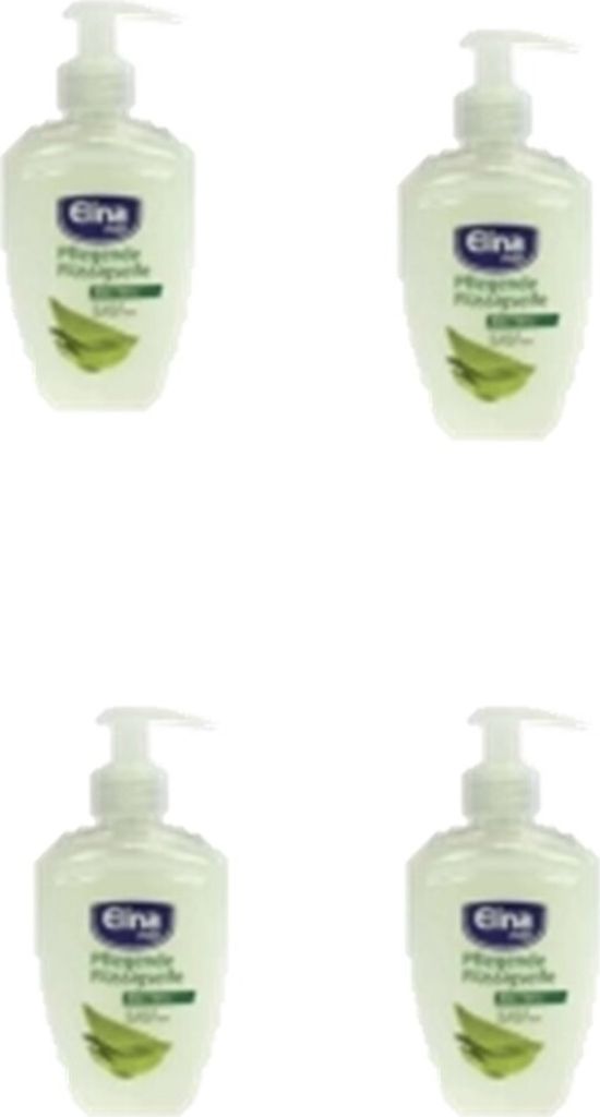 Elina Aloe Vera Handseife Flüssigseife 4 x 300ml mit Spender
